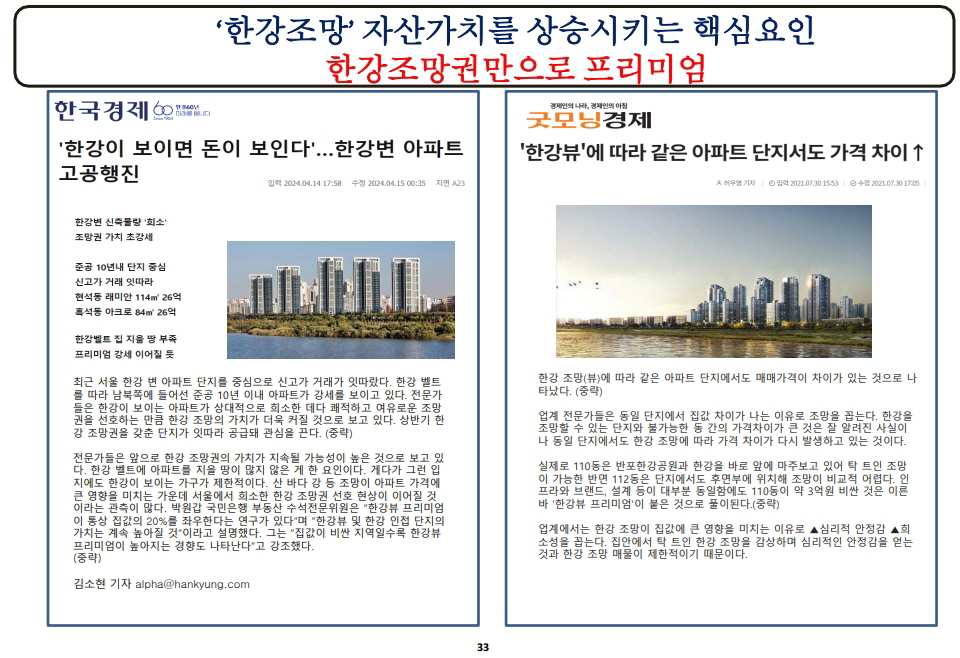 덕소역 더블뷰 한강 입지환경