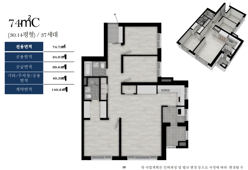 덕소역 더블뷰 한강 평형정보